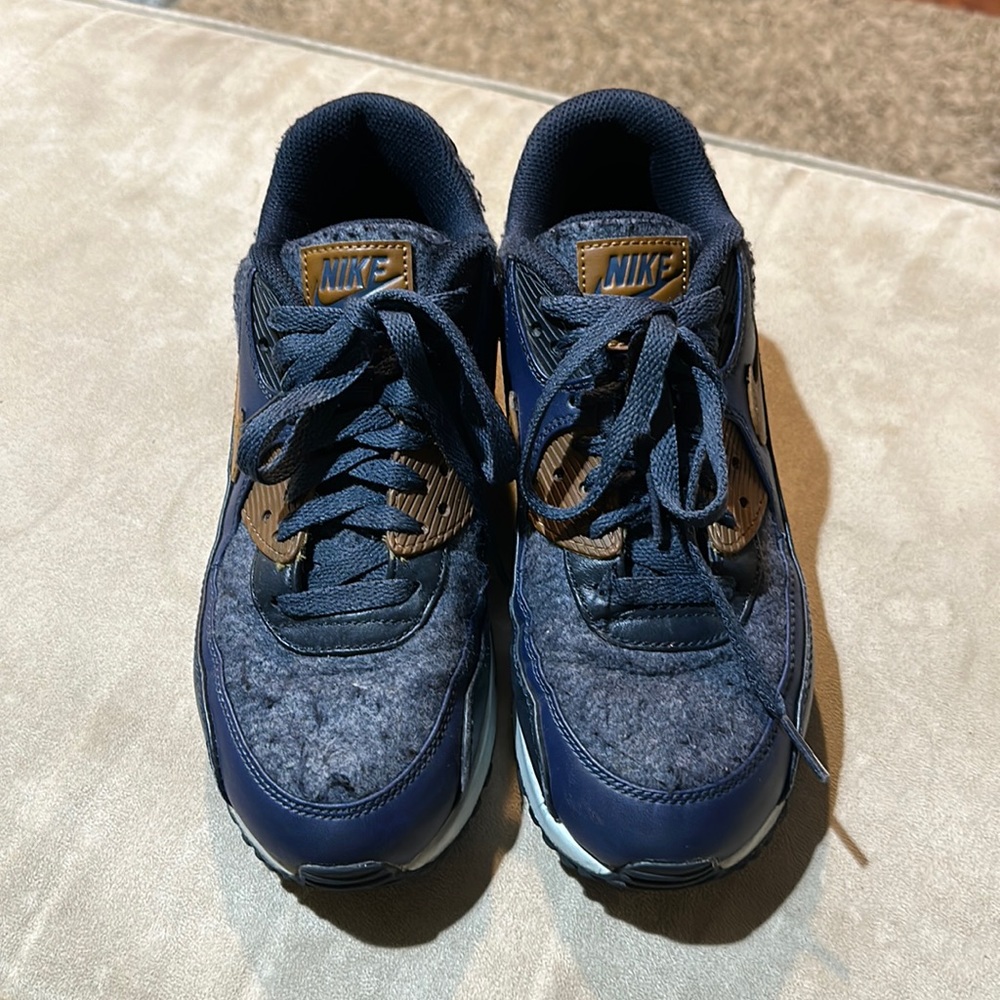 Nike Air Max 90 Wool Blue Boys size 6.5